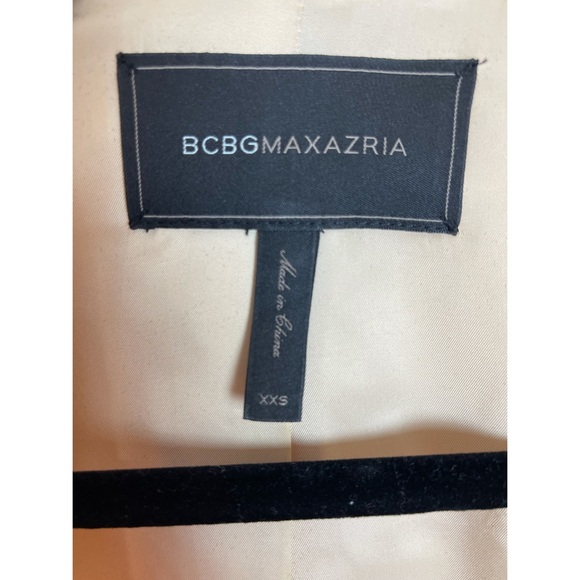 BCBG Maxazria Blazer Cream Beige Tan XXS - Picture 3 of 4